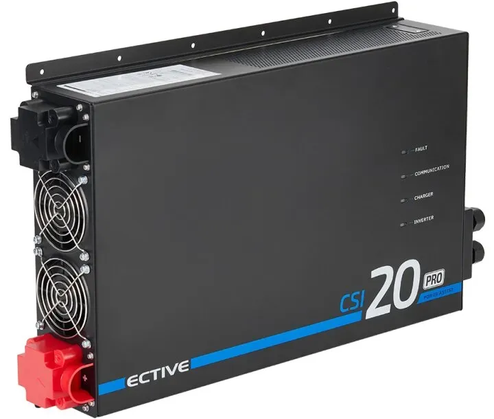 ECTIVE CSI 20 PA PRO 2000W/12V Sinus-Wechselrichter mit Netzvorrangschaltung und 125 A / 1500 W Ladegerät