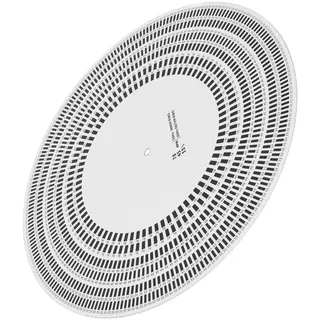 LP Stroboskop Scheibendrehzahlerkennung mit Doppelseitigem Drehzahlmesser Zur Kalibrierung von Schallplattenspielern, 33/45/78 U/min, 50/60 Hz, ABS Material, für Plattenspieler