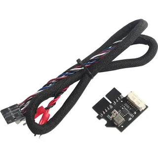 3D-Druckerzubehoer MMU3-Upgrade-Kit, kompatibel mit Prusa MMU3 3D-Druckmaschine, MMU-Modul, PD-Platine und Kabeln - Schwarz