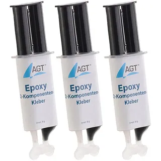 AGT Zweikomponentenkleber Epoxy 3er-Pack