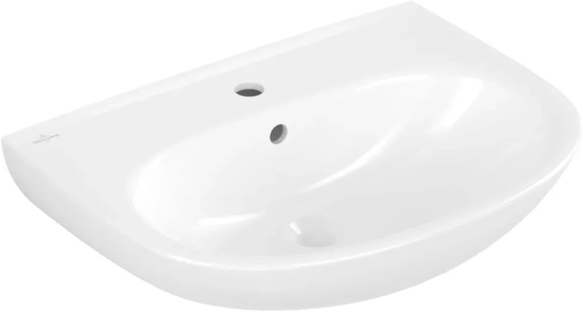 VILLEROY & BOCH O.NOVO Waschbecken oval 65 cm, weiß