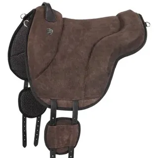 Equinate Reitpad California aus Wildleder braun Pony - Braun