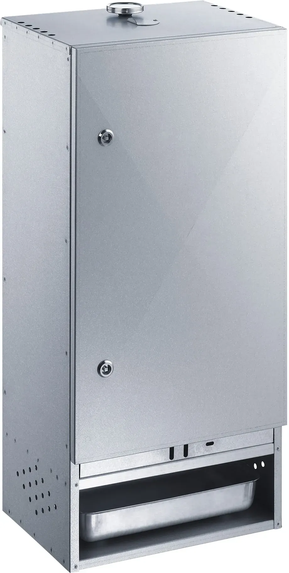 Peetz Alu-Räucherofen 630 -  20 Fische liegend oder hängend oder ca. 20 Aale,silber,