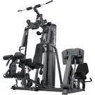 Kraftstation FINNLO BY HAMMER "Autark 2500", schwarz (anthrazit, schwarz), KraftstationenB:320cm H:215cm L:205cm, multifunktionale Fitnessstation, max. Trainingsgewicht 100 kg, B:320cm H:215cm L:205cm