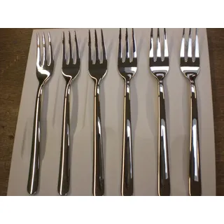 WMF Besteck Kult 6er Set Kuchengabeln Material Cromargan - kein Protect