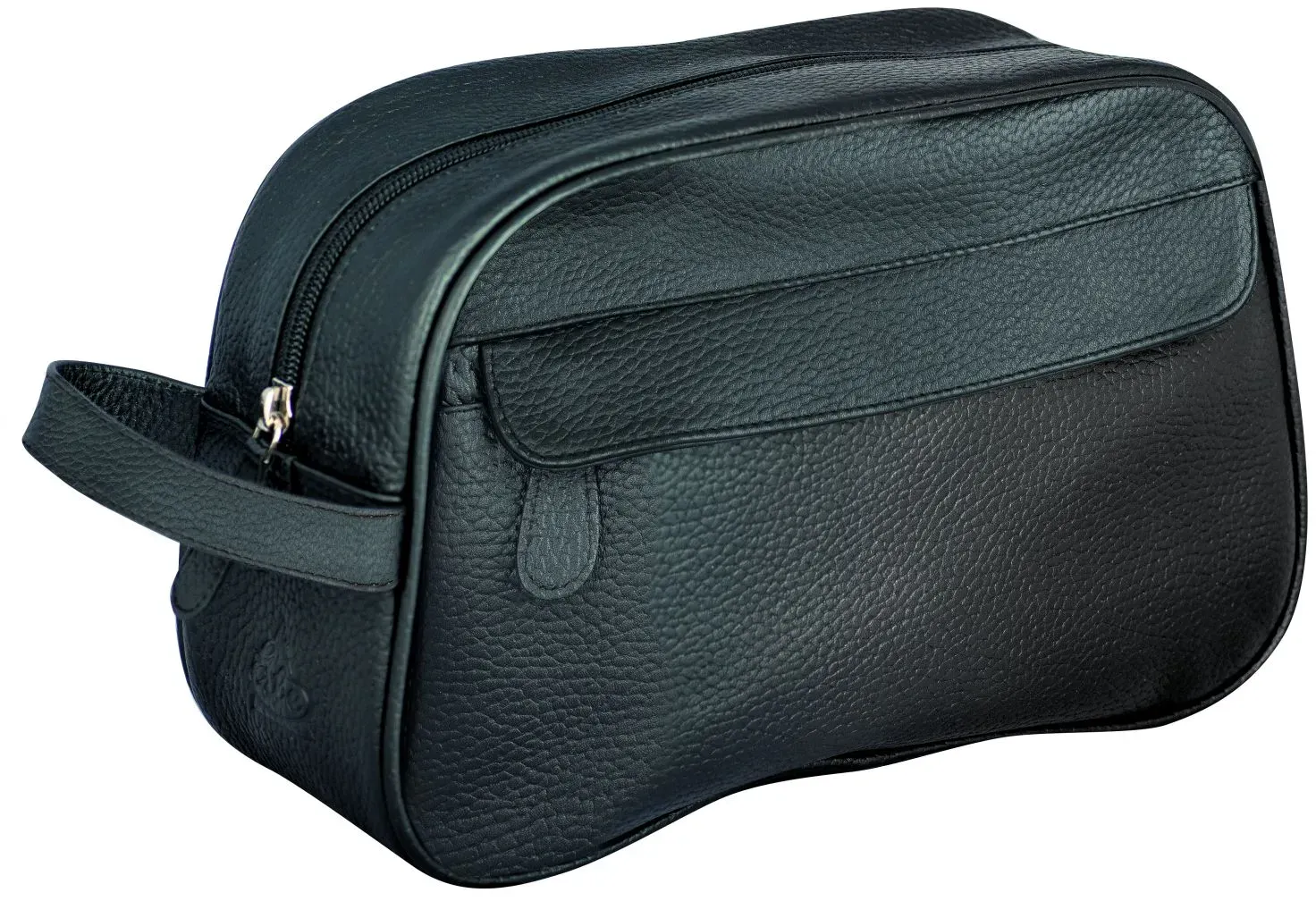 Becker Manicure Kulturtasche Leder schwarz