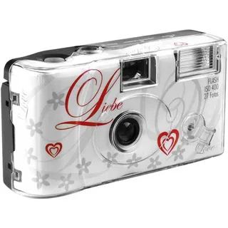 Top Shot Einwegkamera 400/27 Love white