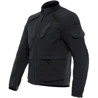 Dainese Lario Tex Jacket, Urbane Motorradjacke, mit abnehmbaren Protektoren, belüfteter Stoff, Mann, Schwarz, 48