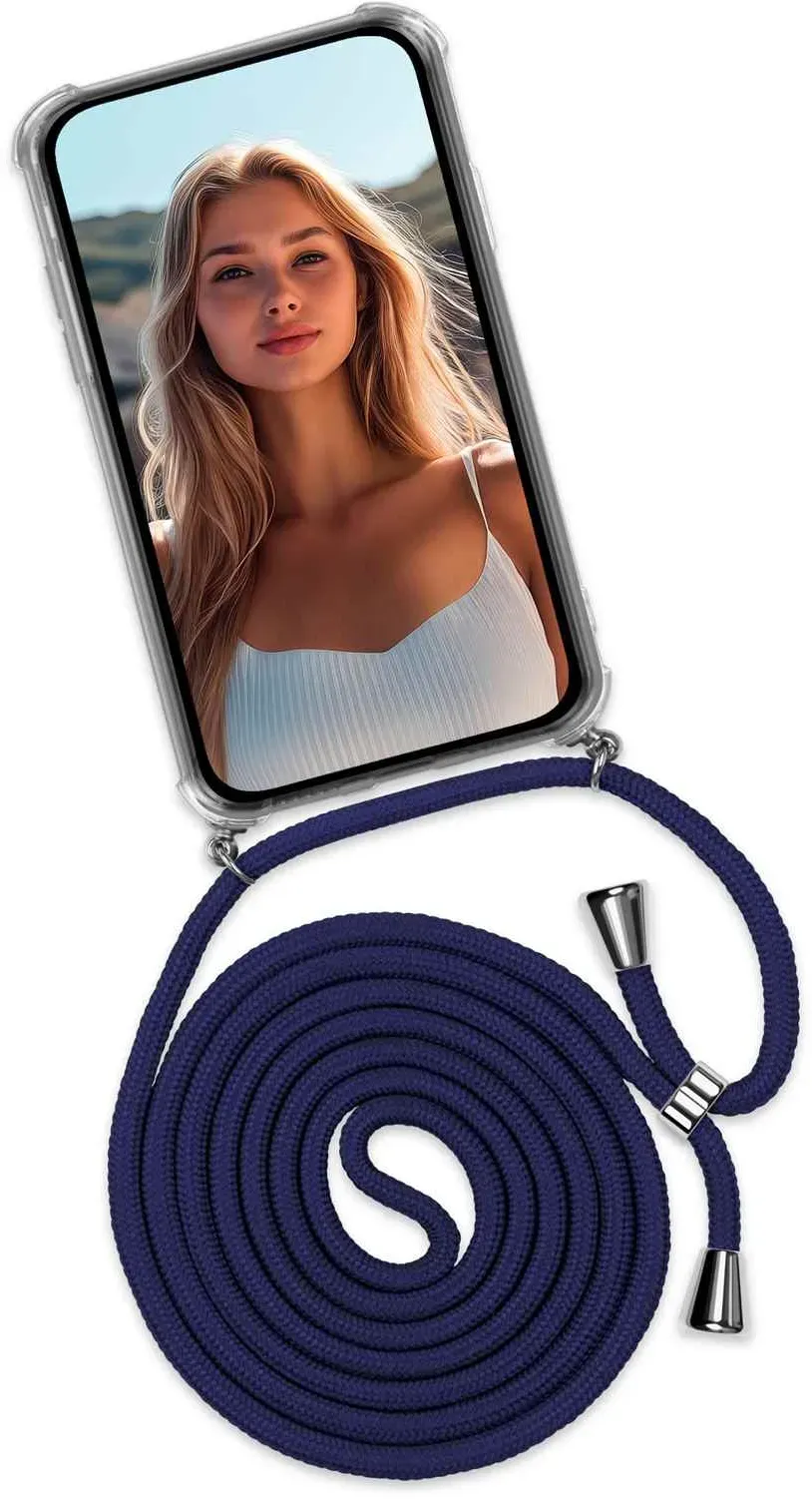 ONEFLOW Handykette für iPhone 13 – Hülle mit Band zum Umhängen, abnehmbar – Twist Case Cord