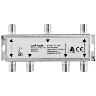 Renkforce Kabel-TV Verteiler 6-fach 5 - 1006 MHz