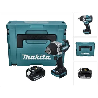 Makita DTW 701 M1J Akku Schlagschrauber 18 V 700 Nm 1/2" XPT Brushless + 1x Akku 4,0 Ah + Makpac - ohne Ladegerät