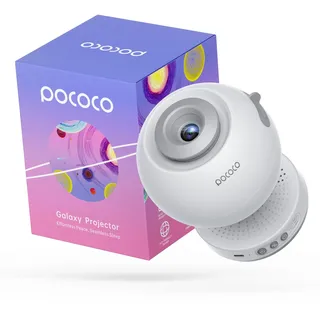 POCOCO Sternenhimmel Projektor Kinder Nachtlicht,Galaxy Projektor Sternenhimmel fürs Schlafzimmer&Heim Planetarium, Kinder Sternenhimmel Projektor mit 2 Discs,ideales Gift für Geburtstag&Feiertage