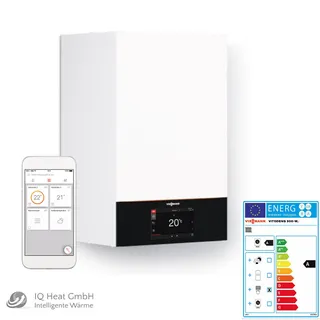 Viessmann Gas-Brennwert-Therme Vitodens 300-W, 19 kW, HMI 7, ATS"