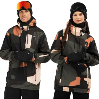 Siroko W1 Sandboard Jacke - Negro,Marrón - S