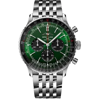 Breitling Chronograph Navitimer Chrono B01 AB0137241L1A1 - silber