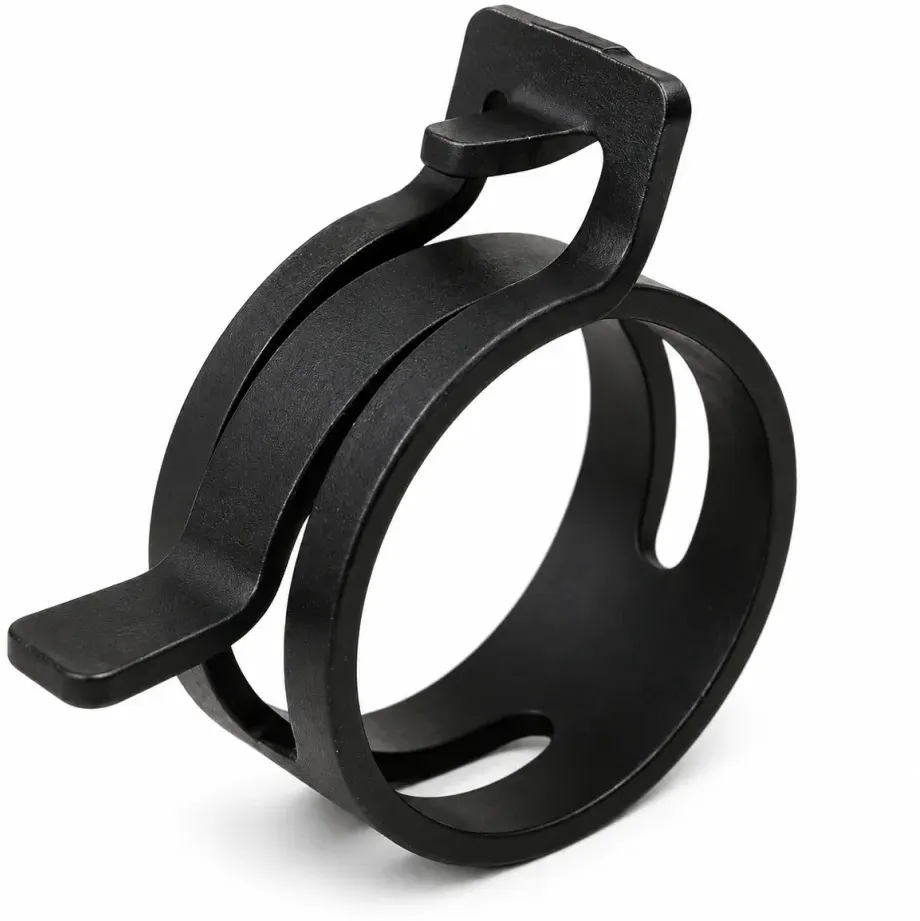 Federbandschelle schwarz 12mm Bandbreite  / (Spannbereich) 46,0 - 49,0 mm