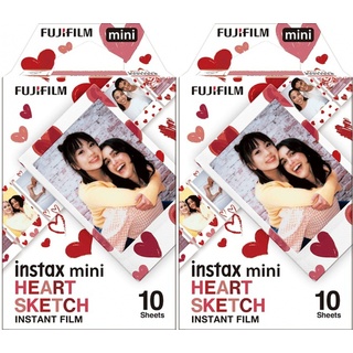 Fujifilm Instax Mini Film 10 St. heart sketch