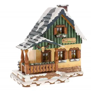 Hubrig Volkskunst GmbH WiKi Winterhaus Forsthaus elektrisch