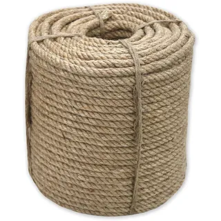 Nurtextil24 Sisalseil für Kratzbaum 12mm (25 Meter) Juteseil Natur Seil Mehrzweckseil Jute Sisal Schnur Kratzbaumseil (SSL1066)