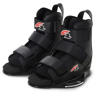 F2 Wakeboard Bindung Team Boot Bindung Wake S/M Schwarz - Schwarz
