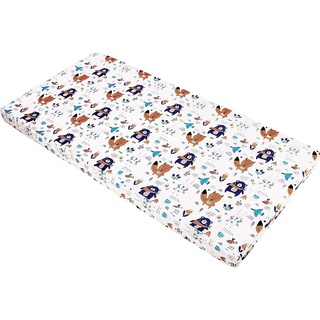 Kindermatratze, Best for Kids, 6 cm hoch blau|weiß