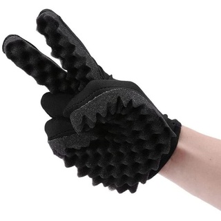 Bagima Twist Haarschwamm, Magic Hair Twist Schwamm Pinsel Handschuhe, Afro Braid Style Dreadlock Coils Wave Twisting Hair Curl Gloves Curl Wave Styling Tool, 1PC Schwarz