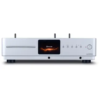Audiolab Omnia Hi-Res All-in-One Musik-Streaming-System mit CD-Player, Play-Fi, MQA, Roon getestet (Silber)