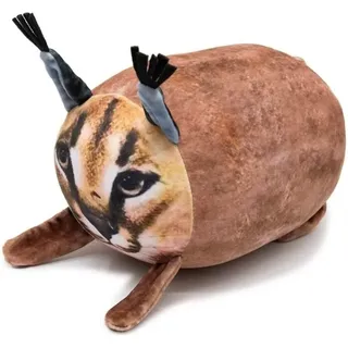 Tlily - Floppa PlüSch 8 Caracal Chubby Pillow Katze Stofftier PlüSchtier für Kinder, Anime-Fan-Geschenke, Partydekoration