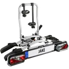 EUFAB 11510 Fahrradträger JAKE, E-Bike geeignet, teilweise vormontiert, erweiterbar, Diebstahlschutz, für 2 Fahrräder, für Anhängerkupplung