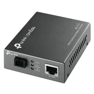 TP-Link MC111CS Konverter 100MBit/s-RJ45 auf 100MBit/s-Singlemode-SC-Faser Vollduplex