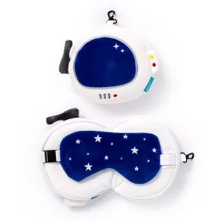 Triton-X Puckator Relaxeazzz Plüsch Space Cadet Weltraum Astronaut Reisekissen & Schlafmaske