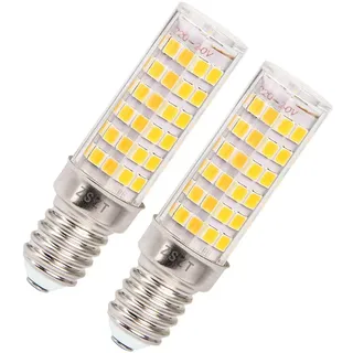 ZSZT Lampe dunstabzugshaube led E14 7W, Ersatz für 50W Halogenlampen, Warmweiß 3000K, AC220V-240V, für Kronleuchter Wandlampe (2er-Pack)