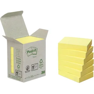 Post-it Post-it® Recycling Notes Haftnotizen 6531B gelb, 6 Blöcke
