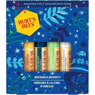 Village Cosmetics Lippenpflegestift Burts Bees Beeswax Bounty Lippenpflegestiftset (4 Stk., Frische