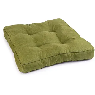 Royal Schneider Sitzkissen Kissen Polster Auflage Rückenkissen Loungekissen Lounge Bodenkissen Anti-Rutsch-Unterseite, Grüner Apfel - 5519, 60x60 cm - Sitzkissen