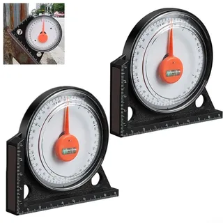 Winkelmesser, digitaler Neigungsmesser, Winkelmesser, 0-90 Grad, magnetischer Winkelmesser, Neigungsmesser, Messwerkzeug, 2 Stück