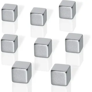 Sigel Magnete silber, 1,0 x 1,0 x 1,0 cm