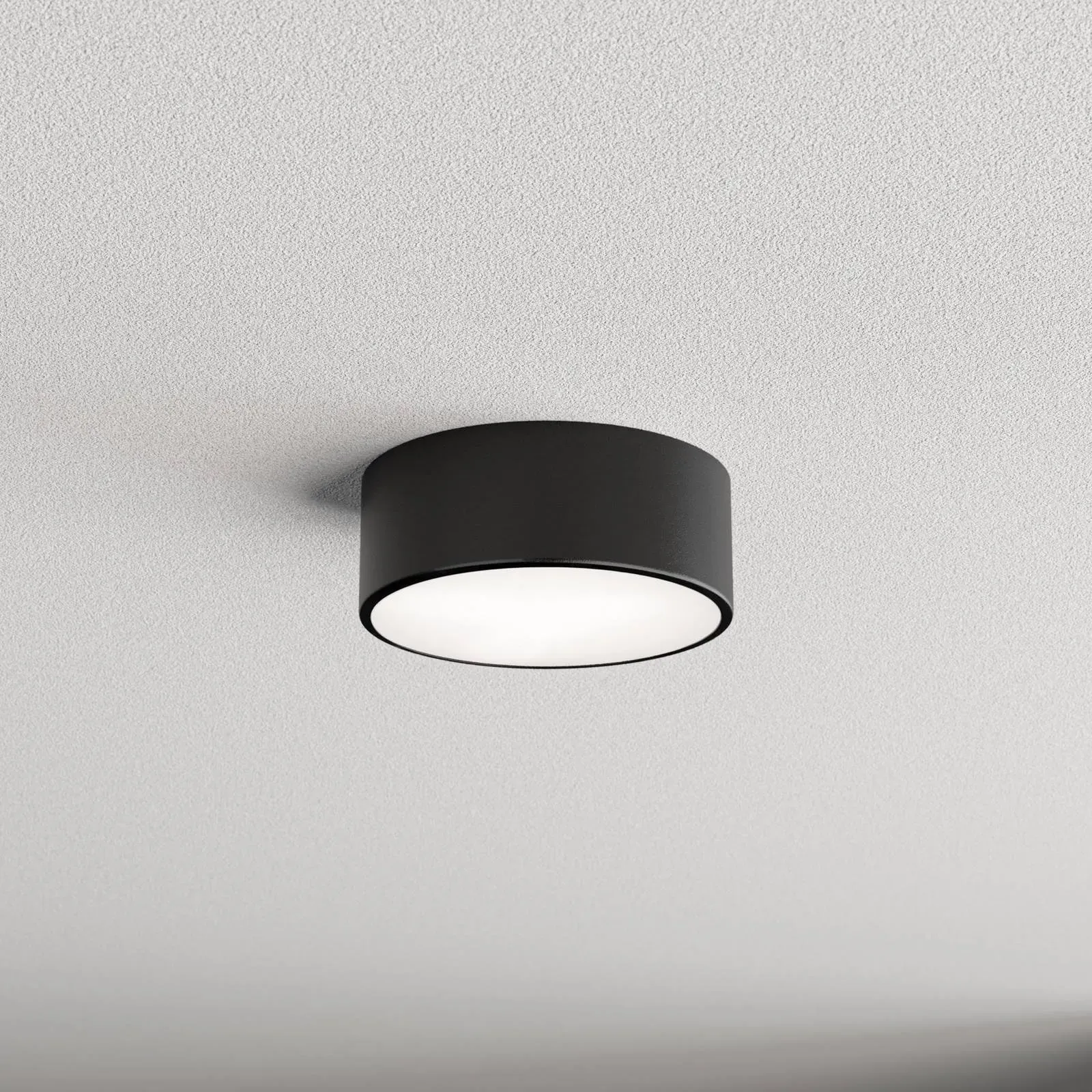 Deckenlampe Cleo TEMAR LIGHTING, dimmbar, schwarz, für Wohn- / Esszimmer, Modern, Deckenlampe - 20 cm - 20 cm - 7.5 cm