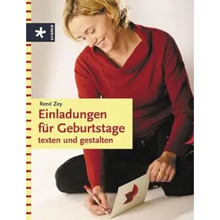 Einladungen für Geburtstage texten und gestalten