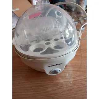 GOURMETmaxx Eierkocher 7 Eier + Eipicker Weiß