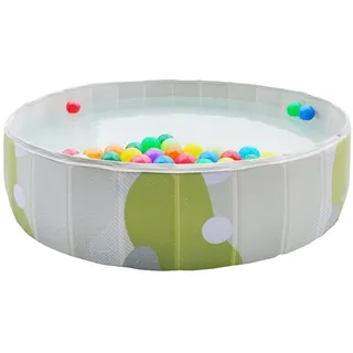 Faltbarer Pool, Planschbecken, 39,37 Zoll Größe Groß Tragbar Schnell Setup Auslaufsicher Haustier & Kinder, Badewanne für Outdoor, Rasen, Hof, Garten, Spielzeit und Aktivitäten