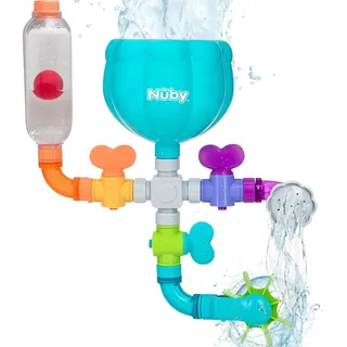 Nûby Nuby Wacky Waterworks – Bade-Spielzeug mit Saugnapf | Kognitives Wachstum für Kinder | Interaktives Wasserspielzeug | Spaßig und lehrreich | Ab 18 Monaten