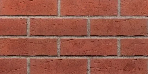 Klinker Klinker Fassadenband Rot 7,1x24 cm Relief BENGALISU