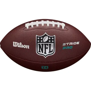 Wilson Football NFL Stride Pro Eco, Gen Green, Mischleder, Offizielle Größe, Braun