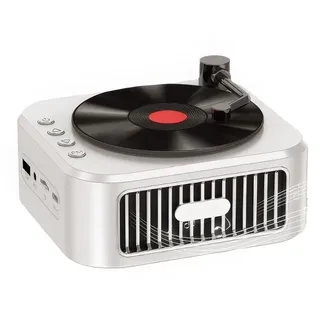 Ein 2-in-1 CD-Player und Bluetooth-Lautsprecher, 11500mAh Akku, geeignet für Auto/Zuhause, mit FM-Radio - Weiß