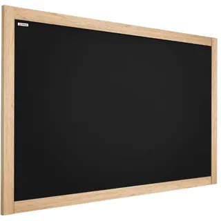ALLboards Kreidetafel mit naturlackierten Holzrahmen 120x90cm,