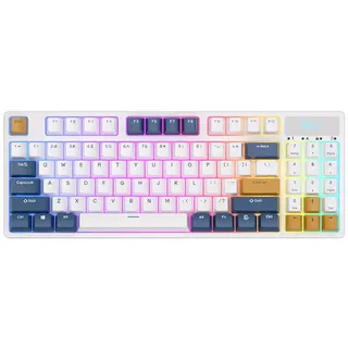 Royal Kludge Rk89 Rgb Zitronenschalter, Weiß