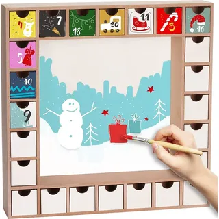 Befüllbarer Adventskalender DIY 33 cm