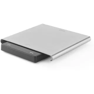 Rösle Küchenwaage mit Wiegefläche aus Edelstahl, LCD-Display, Tragkraft bis 5 kg, inkl. Batterien, 17,8 x 17 x 2,2 cm