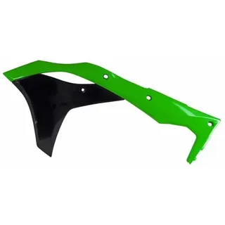 Rtech Kawasaki Kx 250f Kühlerverkleidungen - Green / Black - 2017-2019